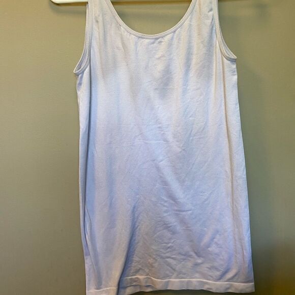 Feathers Maternity One Size White Cami Tank/Undershirt - Picture 3 of 4